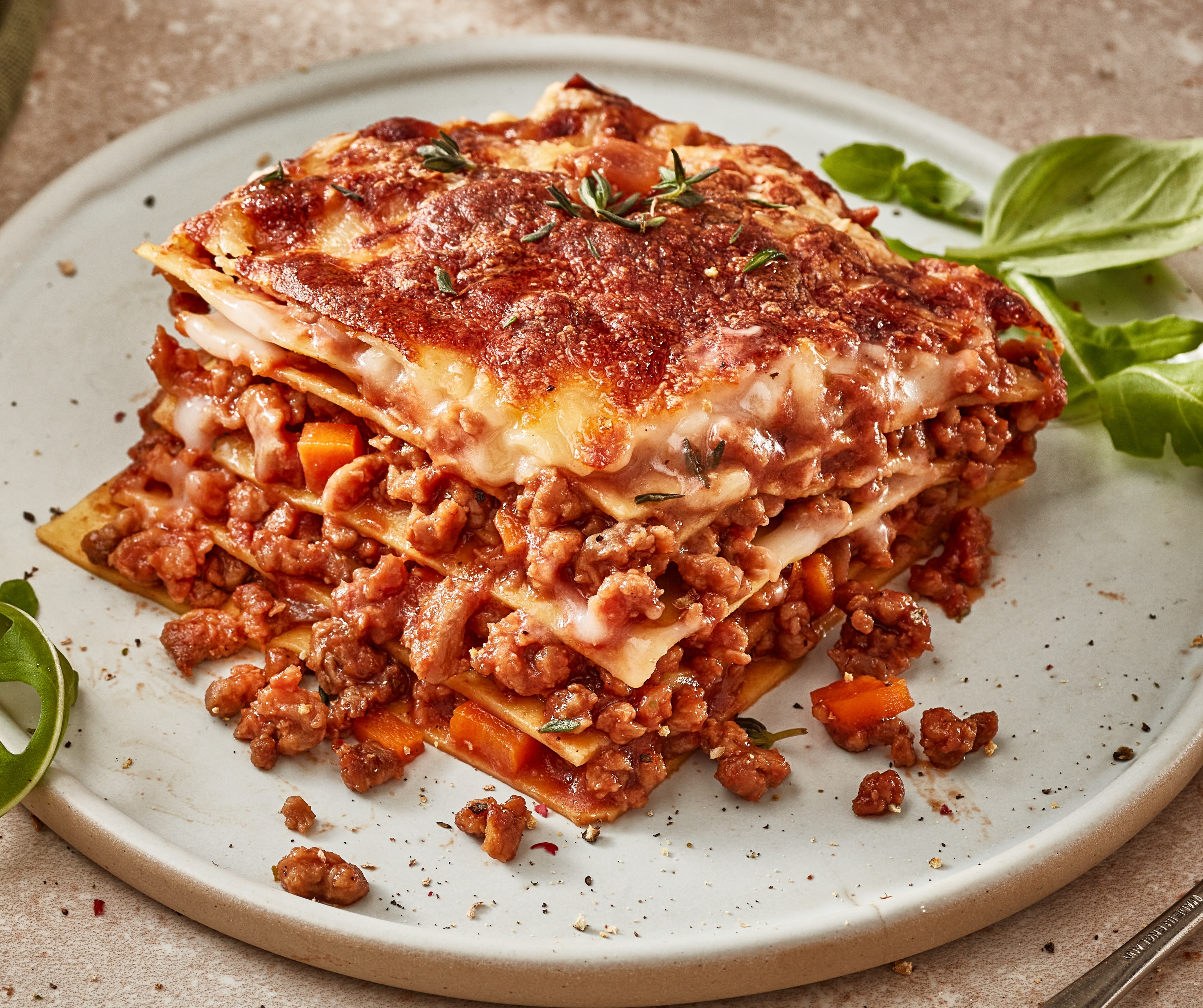 Lasagne s jemnou sýrovou omáčkou